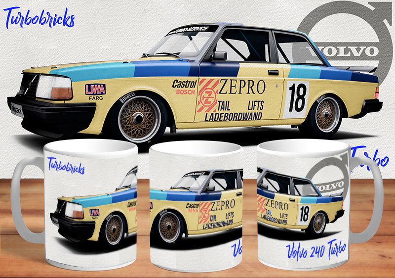 Mugg Volvo 240 Racing #18 330ml